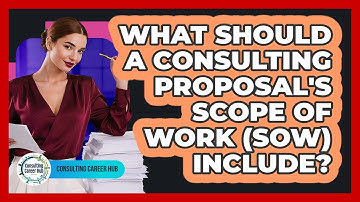 What Should A Consulting Proposal