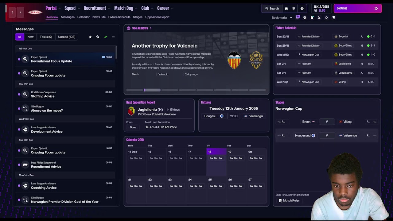 getting my favourite norwegian team  european football....................