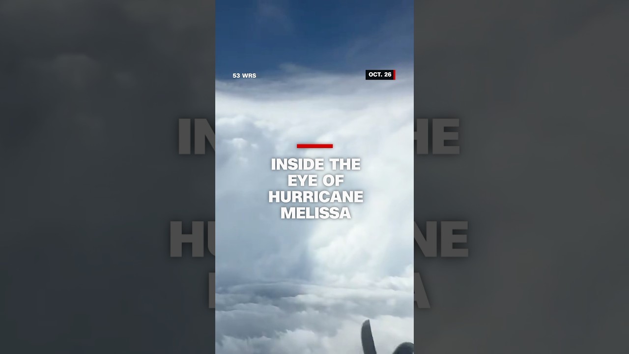 Inside the eye of Hurricane Melissa