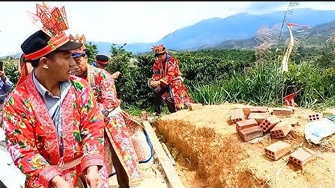 Lễ múa rùa hạ huyệt dân tộc Dao đỏ ở Lâm Đồng