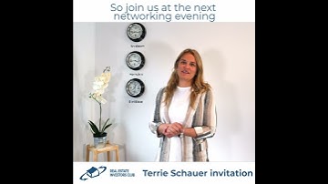 Terrie Schauer invite you to the next Real Estate Investors Club Monthly Event 1