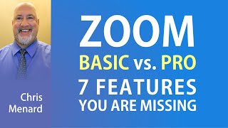 Zoom Basic / Free vs. Pro Account - seven features you are missing