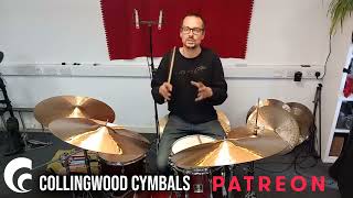 Collingwood Cymbals on Patreon - Cymbals and Rest