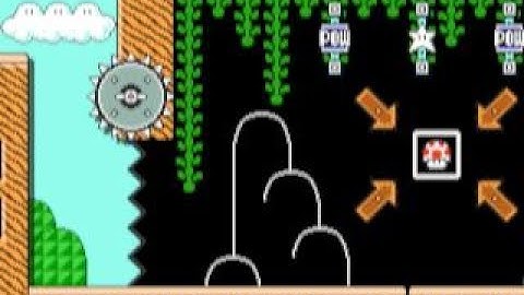 Pow drop! ~ by JeremyG7 ~ SUPER MARIO MAKER Raw GAMEPLAY