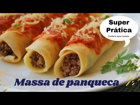 Panqueca simples de liquidificador