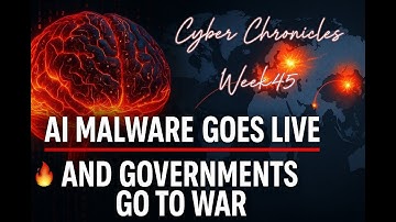 AI Malware Goes Live — and Governments Go to War (Cyber Week 45, 2025)