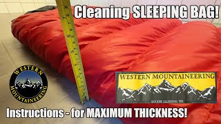 How to Wash a Down Sleeping Bag