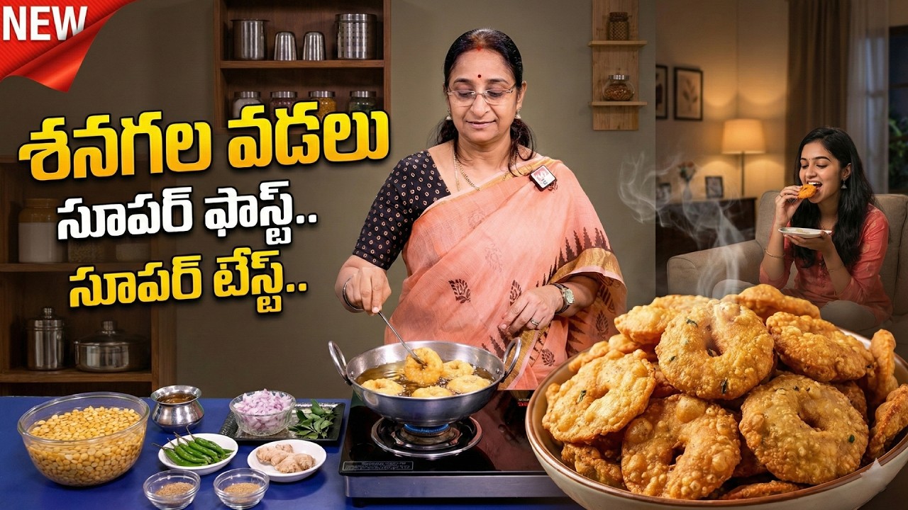 Traditional Shenagala Vadalu | Super Crispy & Healthy Snack Recipe | Homemade by Ramaa Raavi