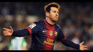 Messi Record Breaking 86 Goals in 2012
