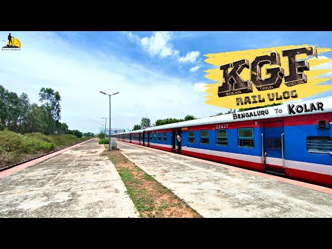 Bangalore - Kolar ( KGF ) Rail Vlog 1/ Train Journey / #ktin #kristin #kgf