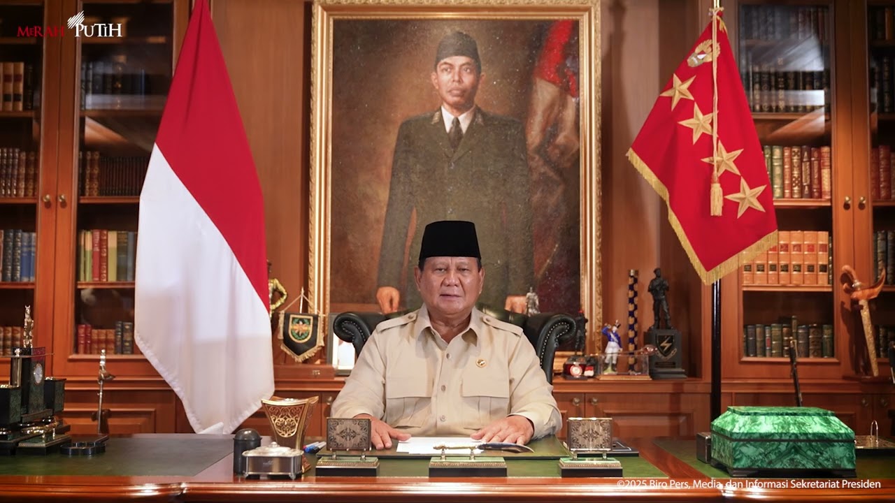 Sambutan Presiden Prabowo Subianto pada Puncak Peringatan Hari Santri, 24 Oktober 2025