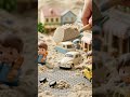 Miniature city buried in sand!! #viral #cute #miniature #shorts