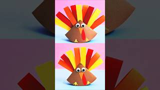 Thanksgiving Turkey #thanksgivingcraft #craftideas #diy #papertoy