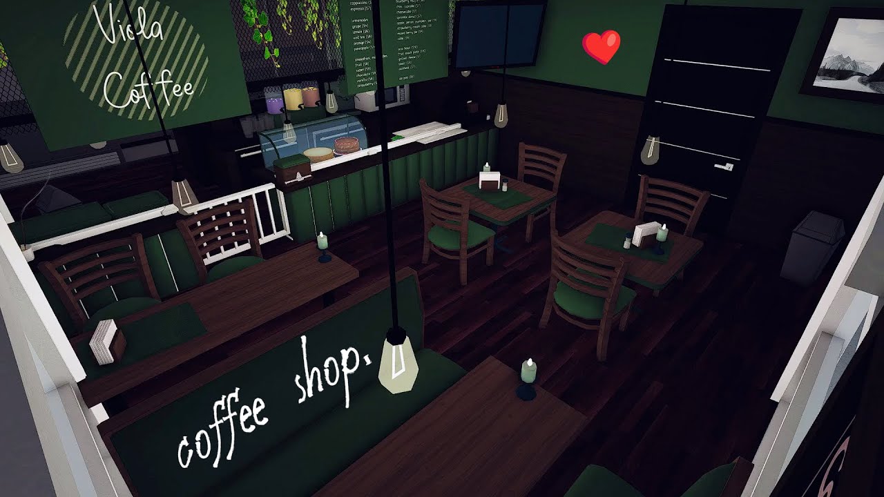 Building a COFFEE SHOP in Bloxburg! 