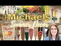 MICHAELS NEW SUMMER DECOR 2021 | SHOP WITH ME | SUMMER + PATRIOTIC DECOR