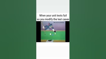 Unit testing gone wrong 😂