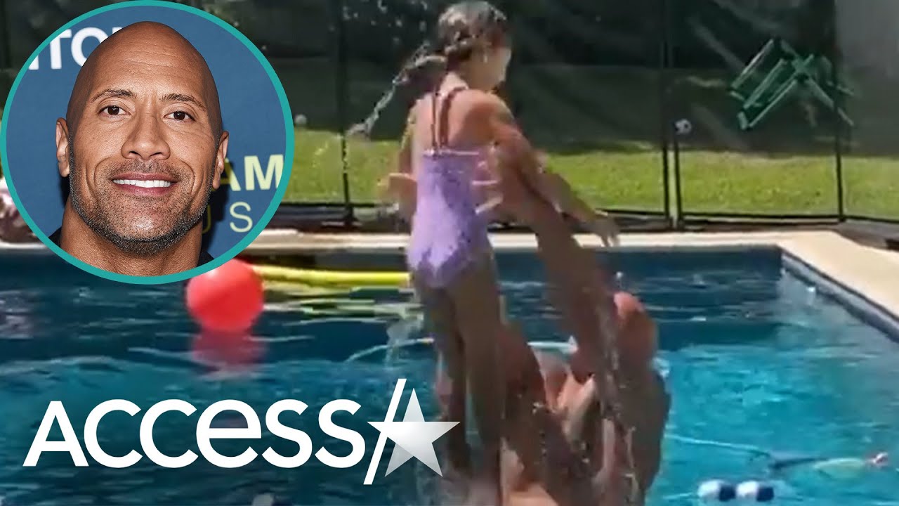 Dwayne ‘The Rock’ Johnson Is Daddy Goals In This Video