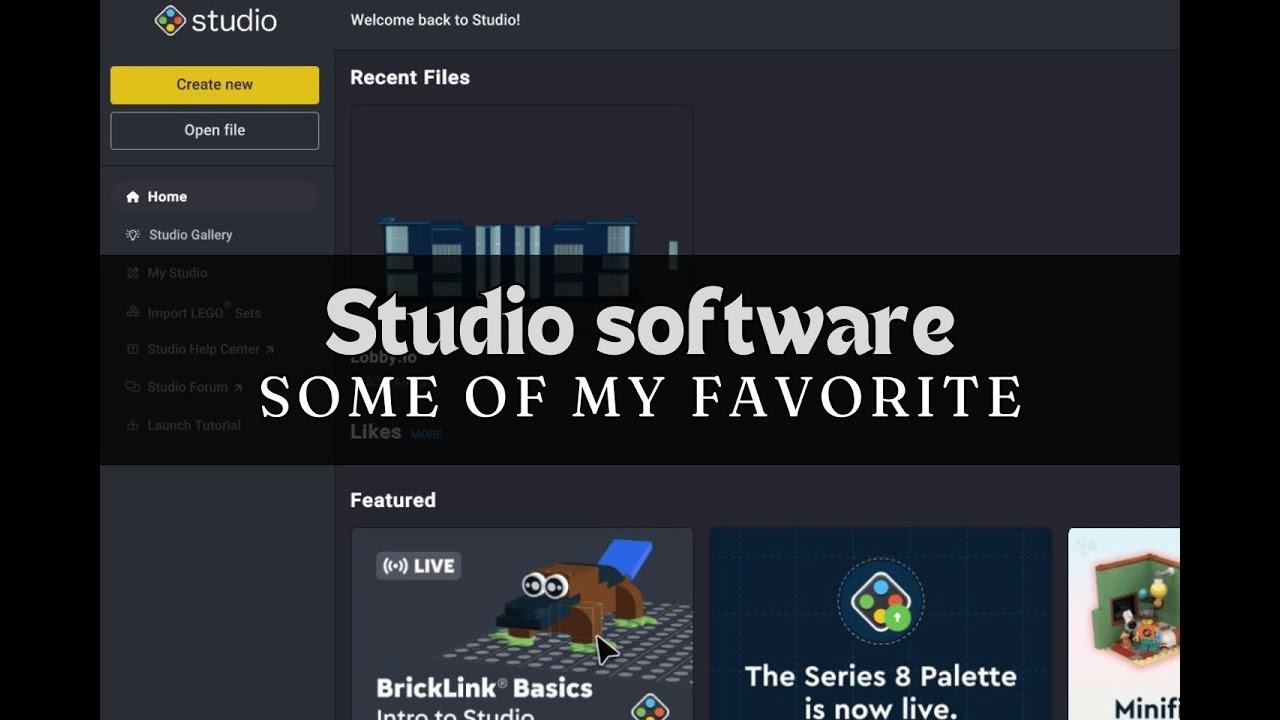 Lego Studio software - Some of my saved favourites
