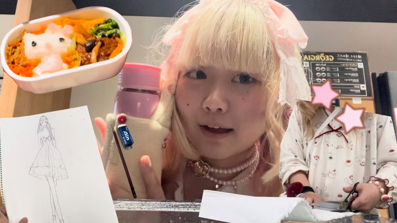 2年休学してた服飾学校★いざ復学♪Vlog^_^