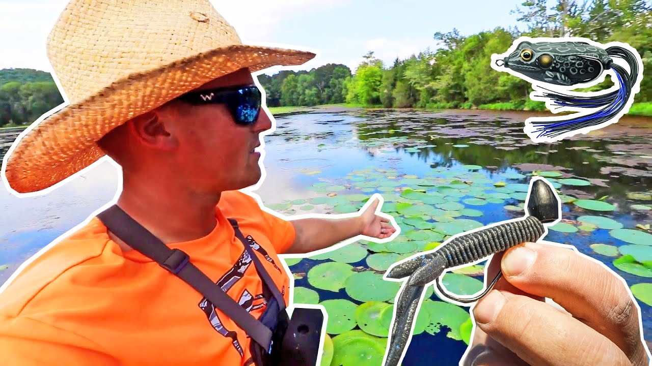 Frogging and Punching On Lake Guntersville! Bass Fishing In The Summer!