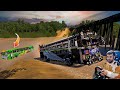 ගංවතුරට ගහගෙන යන බස් එක | Ets2 multiplayer convoy #laahiru_gaming