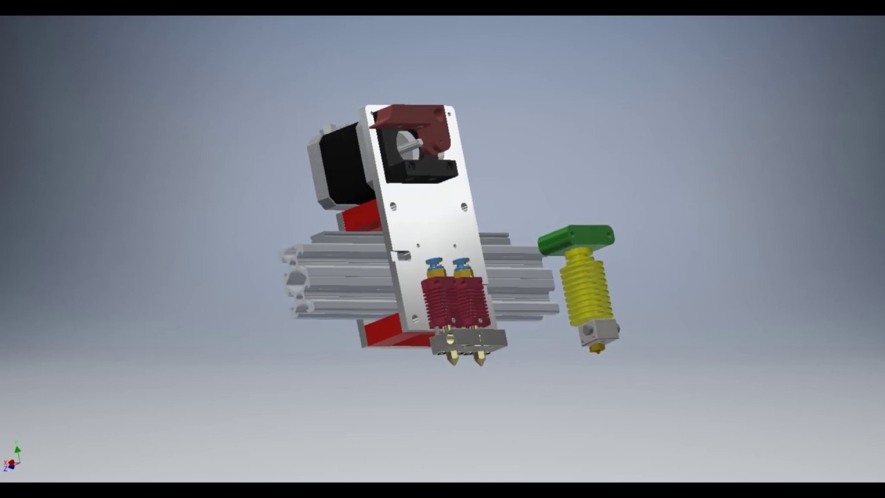 Каретка для 3D принтера d-bot. / Сarriage for 3D printer (mod) d-bot ...