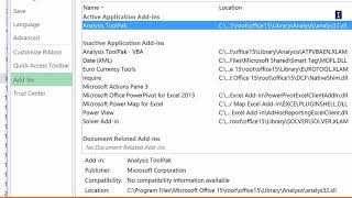 Excel Data Analysis Toolpak - Inferential and Predictive Statistics for Business