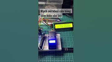 Dùng cảm biến vân tay để mở khoá cửa - Smart home - Fingerprint sensor #arduino #fingerprint
