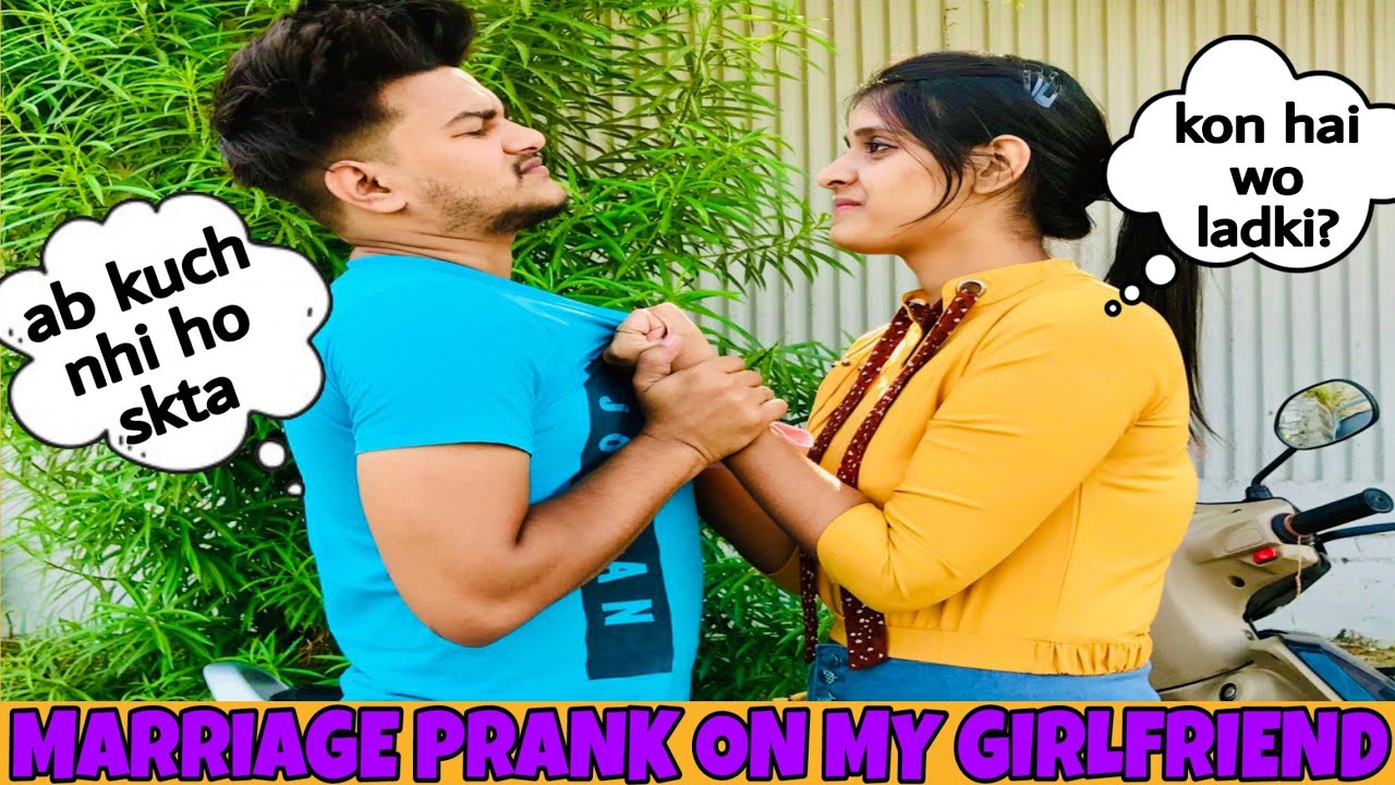 Fake marriage prank on girlfriend || marriage prank on my girlfriend || prank on my girlfriend