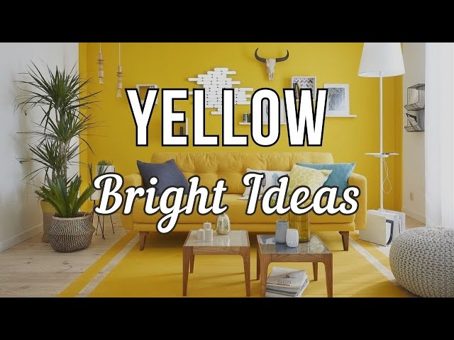 Bright Yellow Wall Ideas