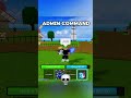 Blox Fruits Admin Command Wow!!! #roblox #bloxfruits #admin #dev