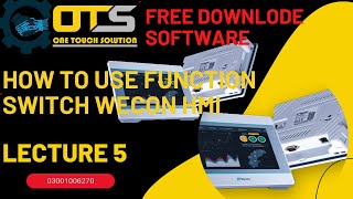 HOW TO USE FUNCTION SIWTCH WECON HMI LECTURE 5