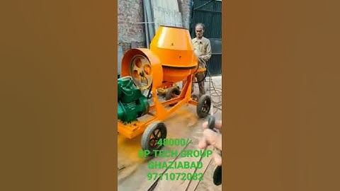 Half Bag Concrete Mixer with Diesel Engine