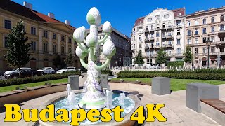 Budapest, Hungary. Walking tour [4K]. Pest.