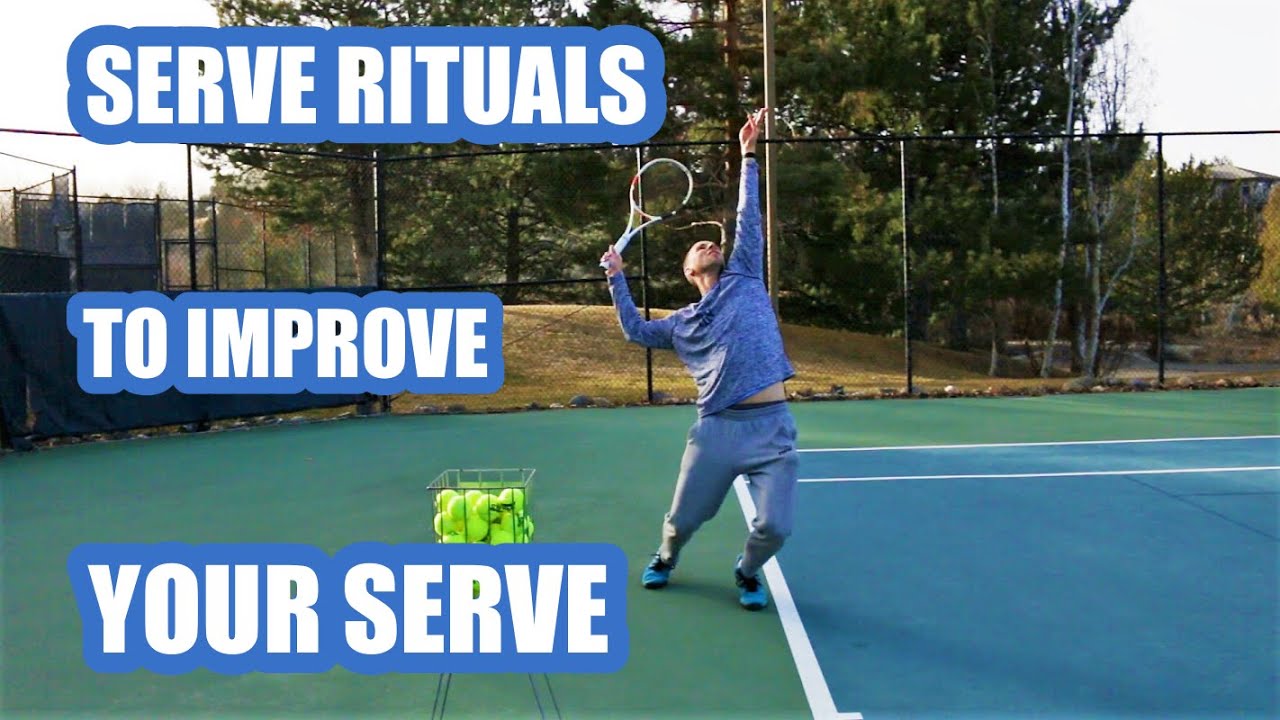 Tennis Serve Tips: The Pre Serve Ritual & Visualization - YouTube