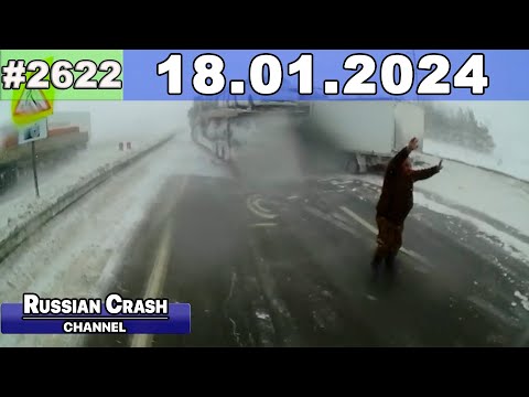 ДТП. Подборка на видеорегистратор за 18.01.2024 Январь 2024