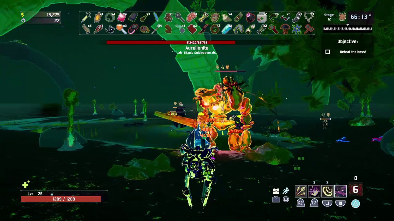 Risk of Rain 2 Golden Portal instance death