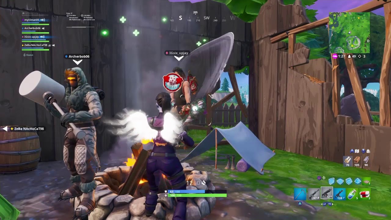 Dropping 11 kills in squad  