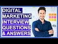 Digital marketing interview questions and answers how to become a digital marketer