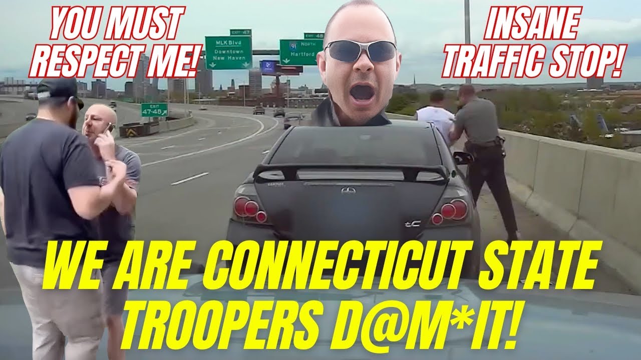 Another Deranged CT. Trooper SNAPS Like Bryan Fahey At Long Island Audit!