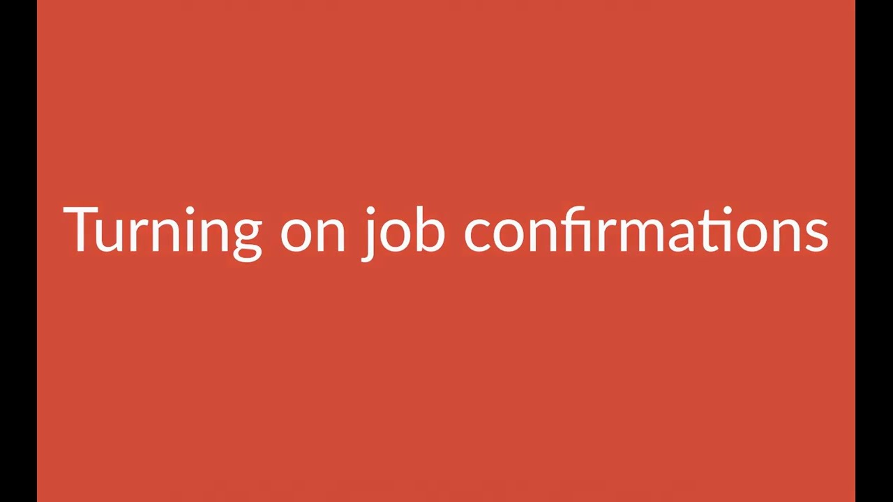 Enabling Confirmation for Deleting or Archiving Jobs
