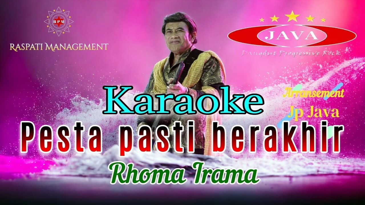 Karaoke Pesta pasti berakhir - Rhoma Irama & Soneta Group || Karaoke Dangdut