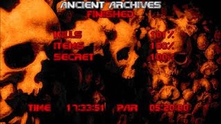 DOOM 2 - Doom Zero (Map 9: Ancient Archives): Ultra Violence 100%