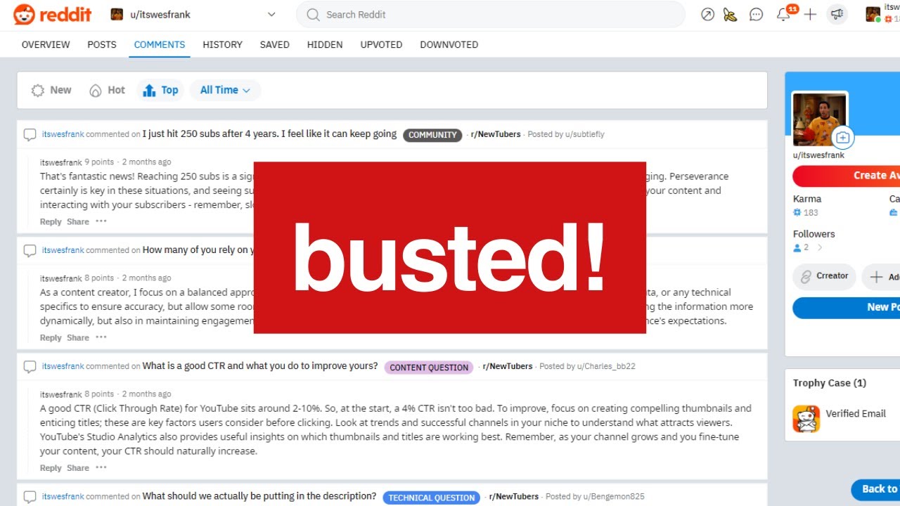 I built a Reddit bot and got caught - YouTube