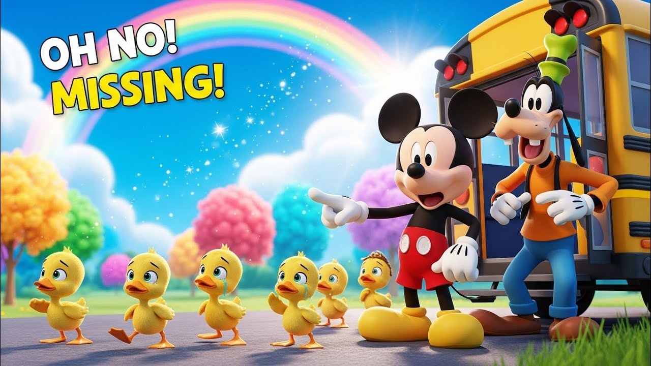 Mickey and Goofy Save the Five Little Ducks | Fun Kids Cartoon Adventure