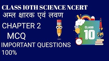 CLASS 10TH SCIENCE NCERT CHAPTER 2  ||  अम्ल क्षारक एवं लवण Hindi medium|| by Vishal sir