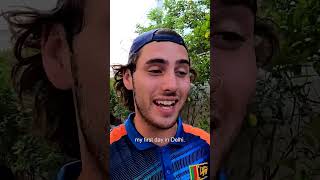 Luke Damant's first experience in Delhi, India 🇮🇳 #shorts