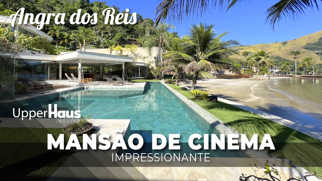 Encontramos a MANSÃO PERFEITA em Angra dos Reis! Luxo, charme e localização de CINEMA!