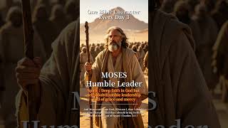 How did Moses turn from self-reliance to God’s leading?