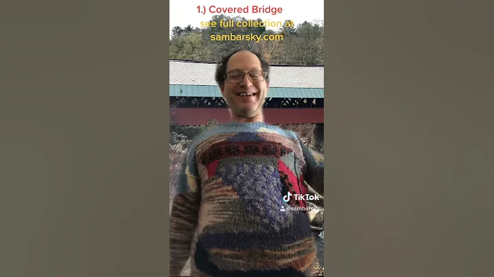 Sam Barskys covered bridge sweater